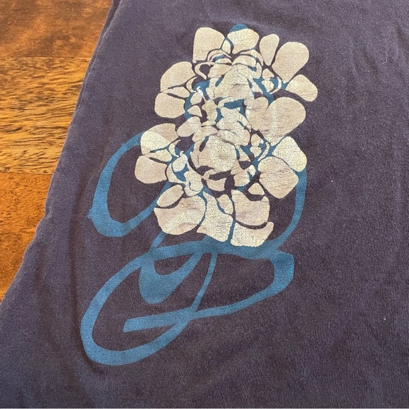 American Apparel Long Sleeved T-Shirt with Floral Design - Picture 3 of 5